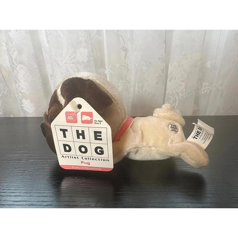 Mini Pug Plush – The Dog Artlist Collection Stuffed Animal with Tag - Picture 2 of 2